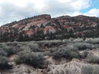 The rocks in the Box S Canyon