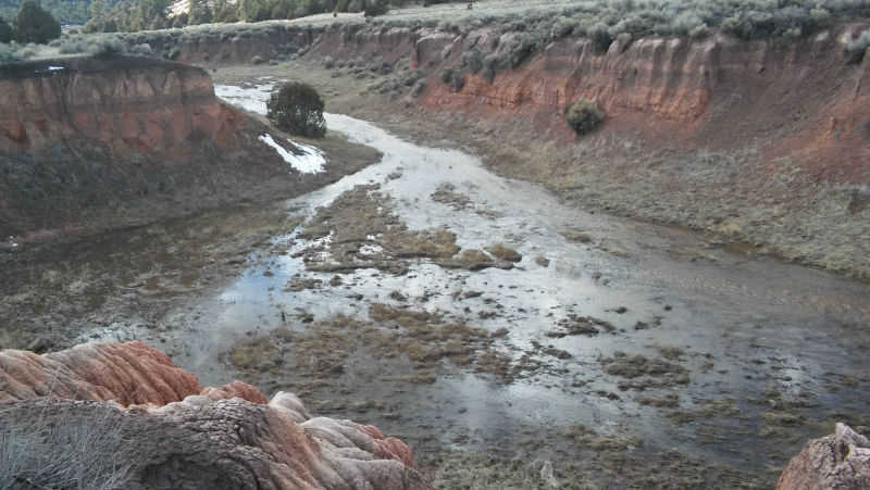 Winter Melt at That's Western Line Camp